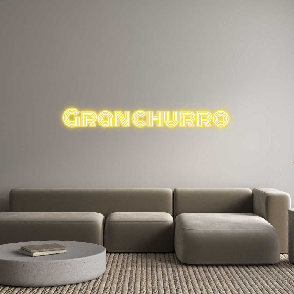 Custom Neon: Gran churro